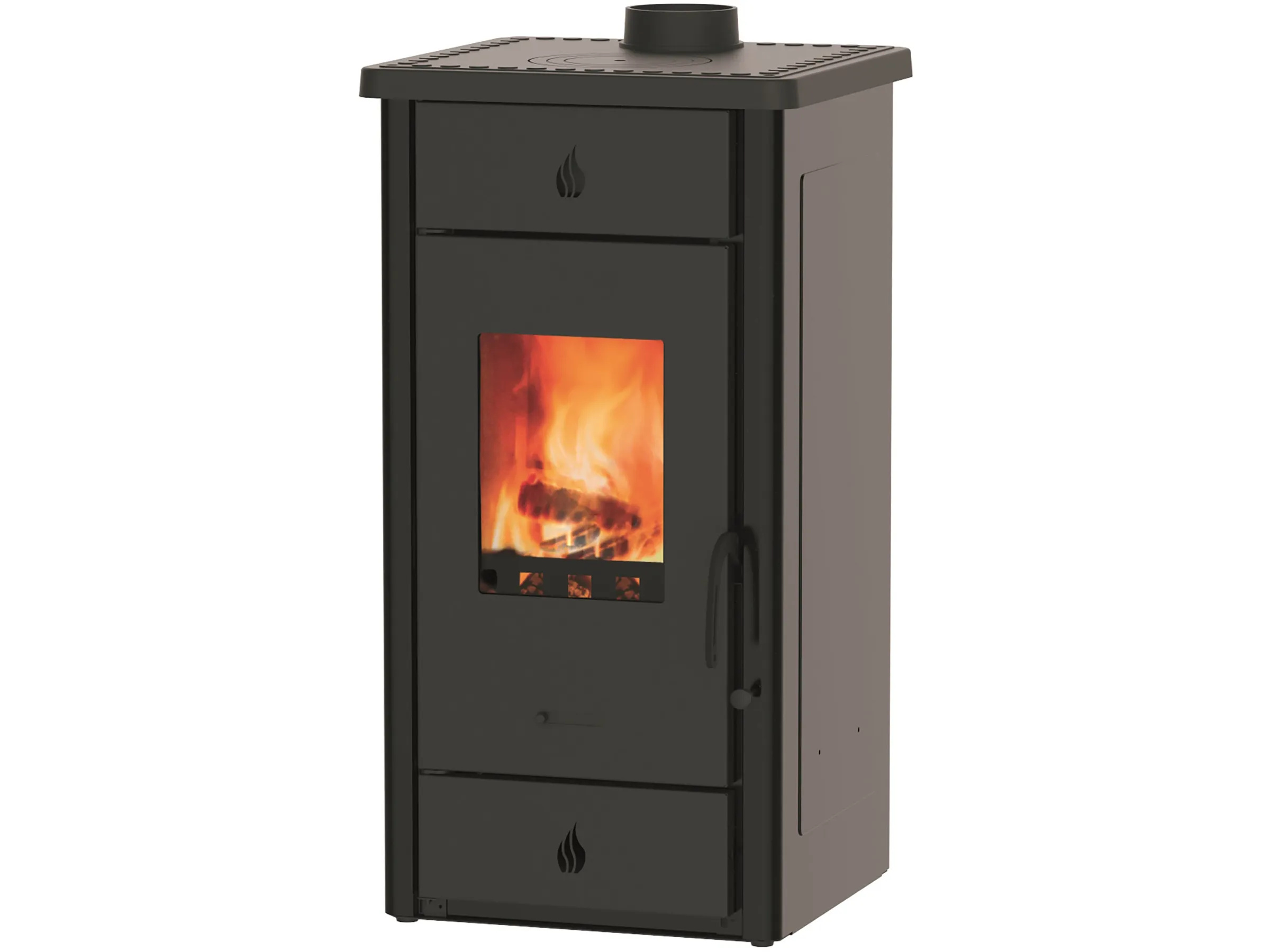 Kaminofen Wamsler Luke anthrazit mit Kochplatte 8 kW