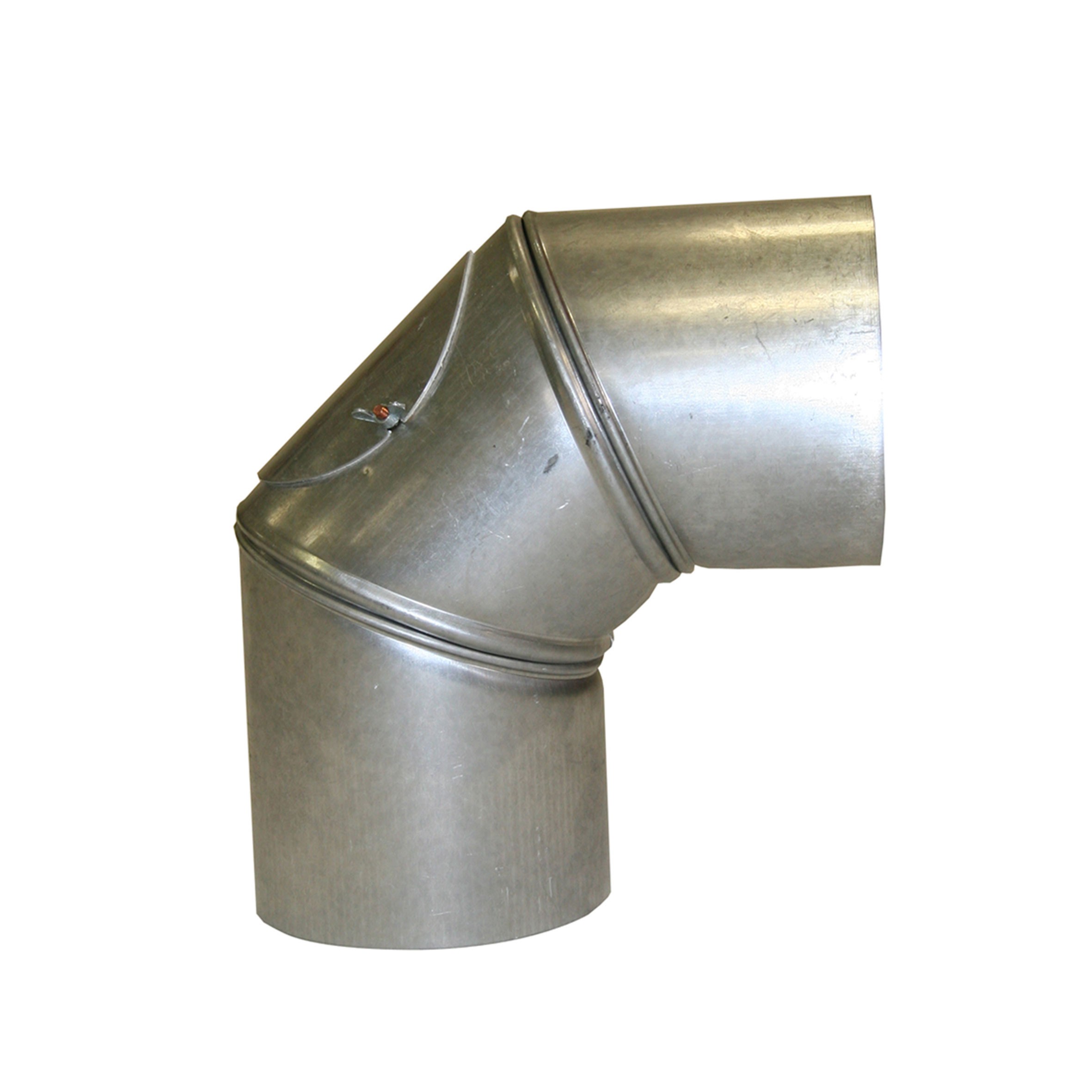Ofenrohr / Rauchrohr FAL Bogenknie 90° Ø150mm 3tlg. mit Tür
