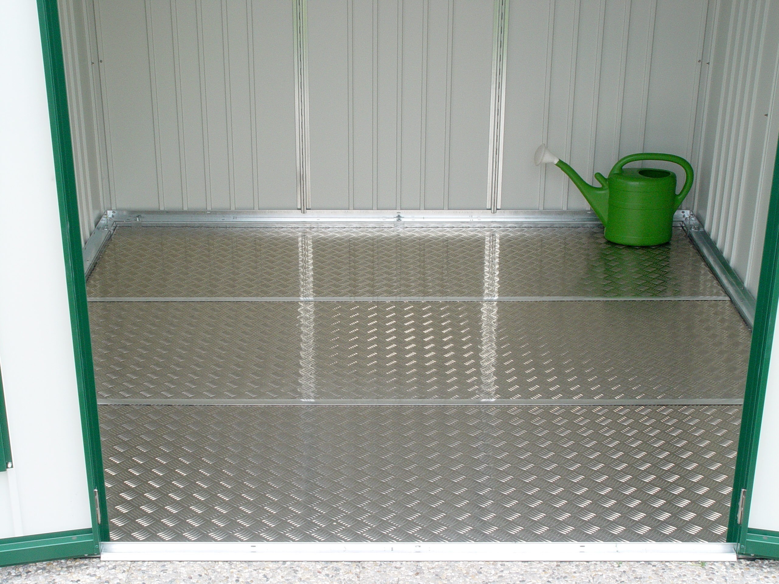 Bodenplatte Alu für Biohort Europa Gr.2a, Geräteschrank, Woodstock230