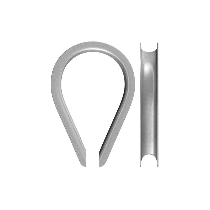 Dörner + Helmer Seilkausche 13 mm – Verzinkt, 1 Stück