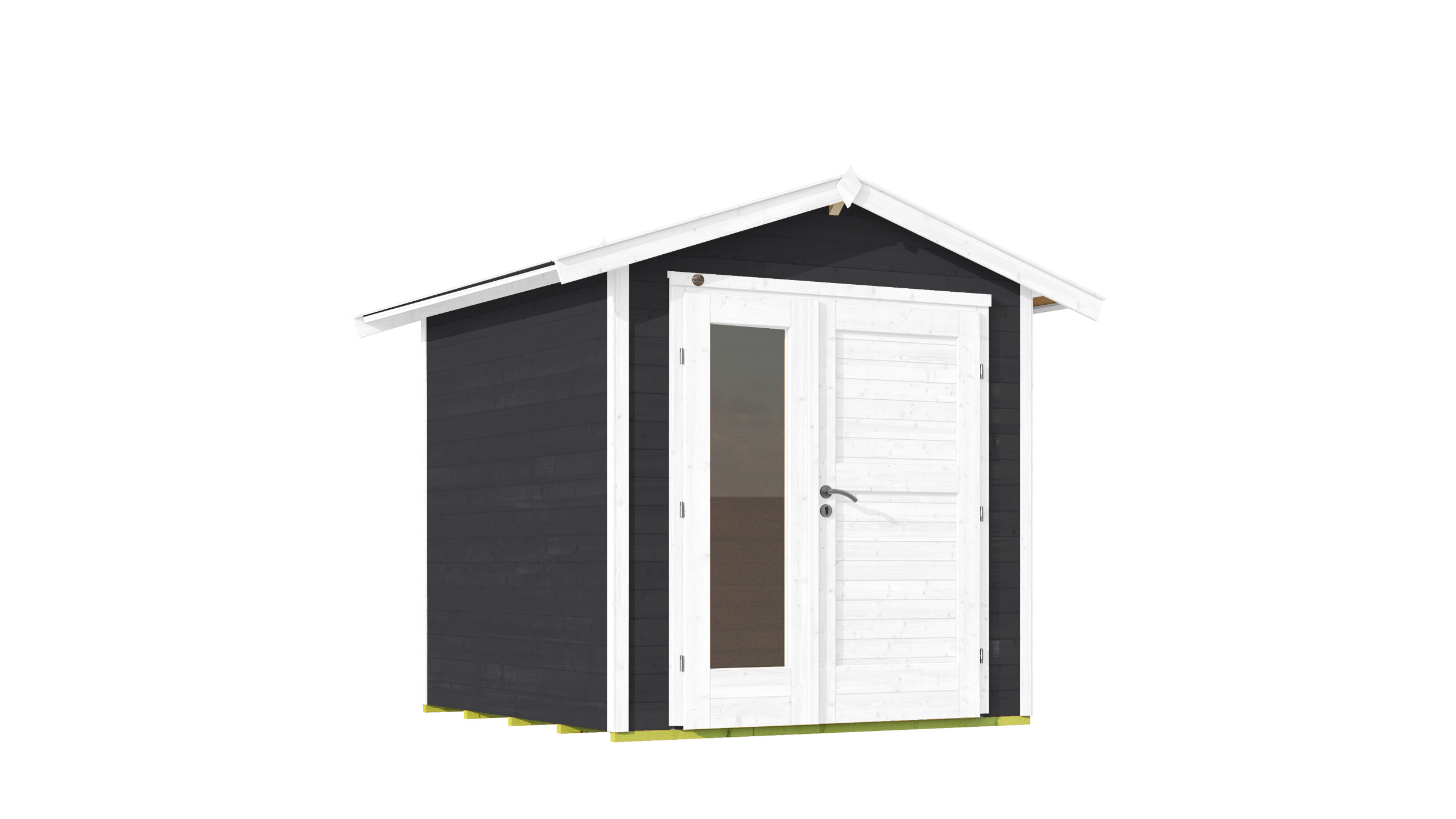 weka Gartenhaus 224 A Gr. 1 anthrazit, 21 mm