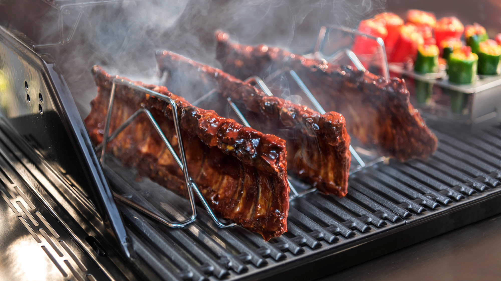 Char-Broil GRILL+ Rippchen und Bratenhalter