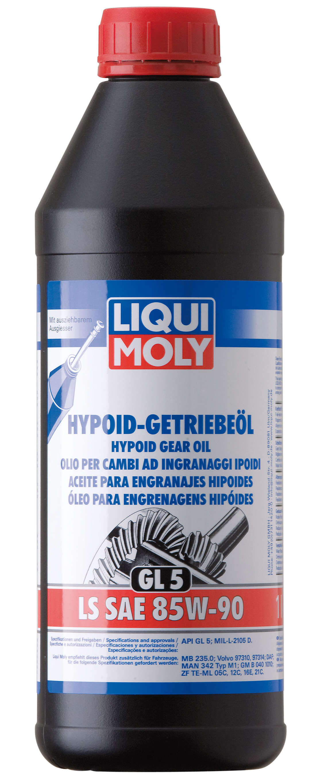 Liqui Moly Mineralisches Hypoid-Getriebeöl (GL5) LS SAE 85W-90