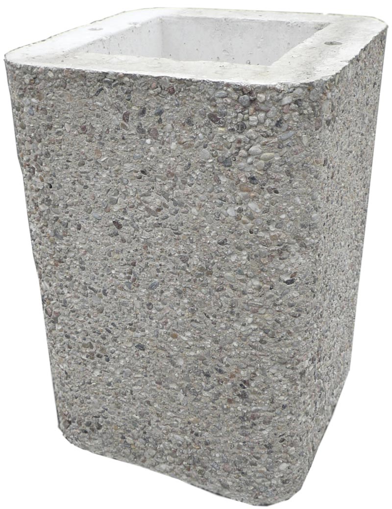 Haubenverlängerung 40cm Beton für Gartengrill Wellfire Nova braun