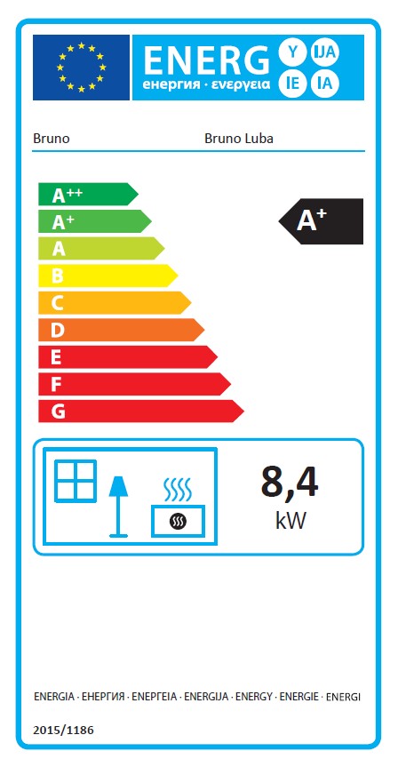 BRUNO® Holzherd Küchenherd Luba Cappuccino 8,4kW Ans. rechts