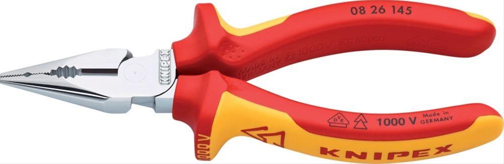 Spitzkombiz. VDE verc. 145mm m.M.K.Griff Knipex