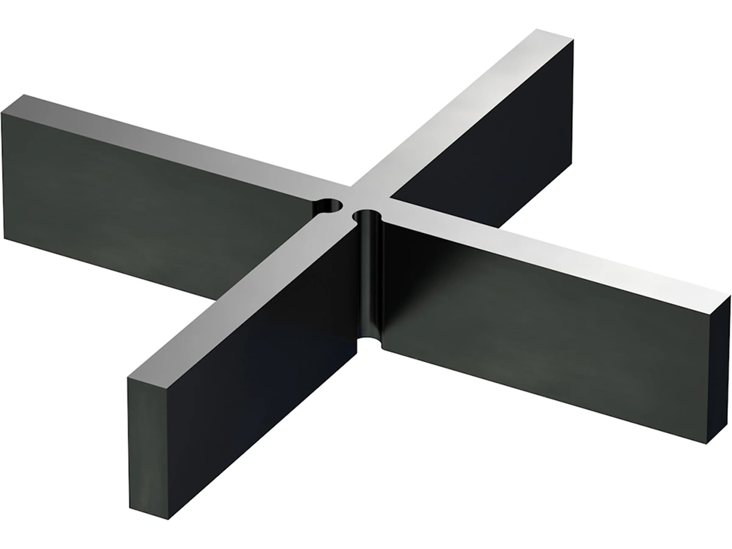 Terrassen Fugenkreuz 3 mm schwarz ähnl. RAL 9005 50 Stück