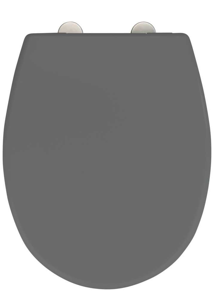Wenko WC-Sitz Vorno Neo Grau Toilettensitz Absenkautomatik antib.