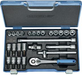 Steckschl.Grt. 3/8" 26tlg. 30 IMU-10 Gedore