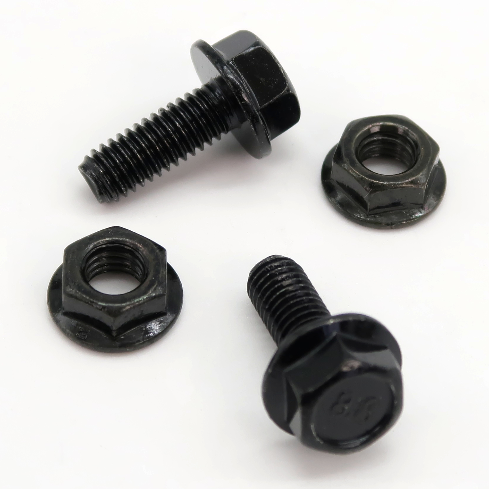 Rolektro Schrauben mit Muttern für Hebel der Magnetbremse M6x16mm