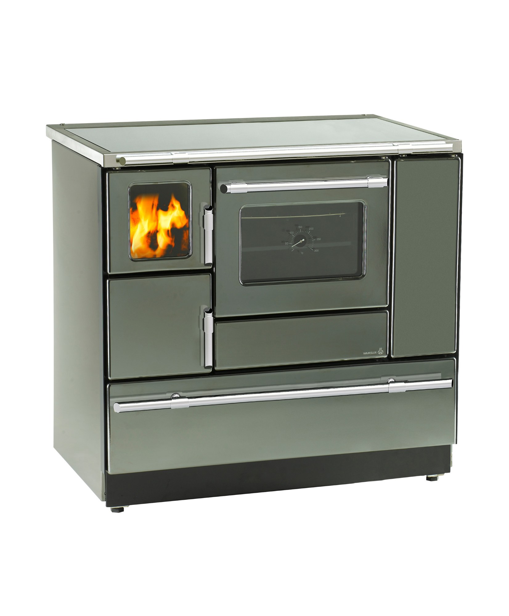 Wamsler K 138 F 91 cm anthrazit-metallic, rechts, Stahlplatte
