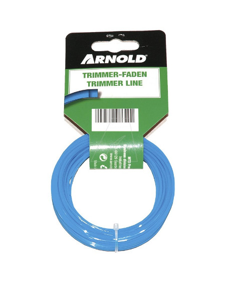 ARNOLD Trimmerfaden 1,3 mm x 15 m, 4-kant