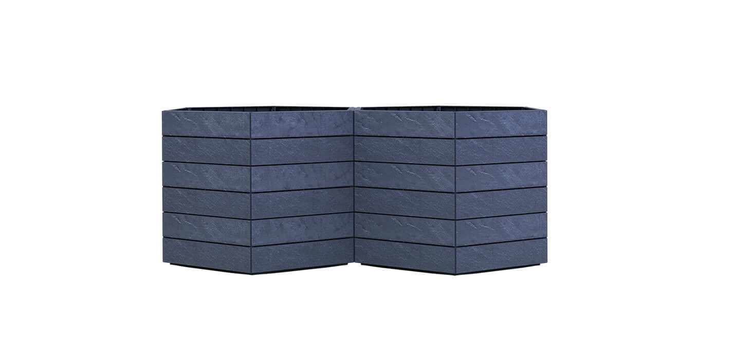 Ergo Vario 1 Hochbeet Stone 1900x1900x500mm