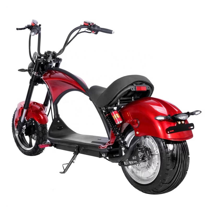 Elektroroller Chopper 45Kmh CP4-3.0 rot 30AH Batterie