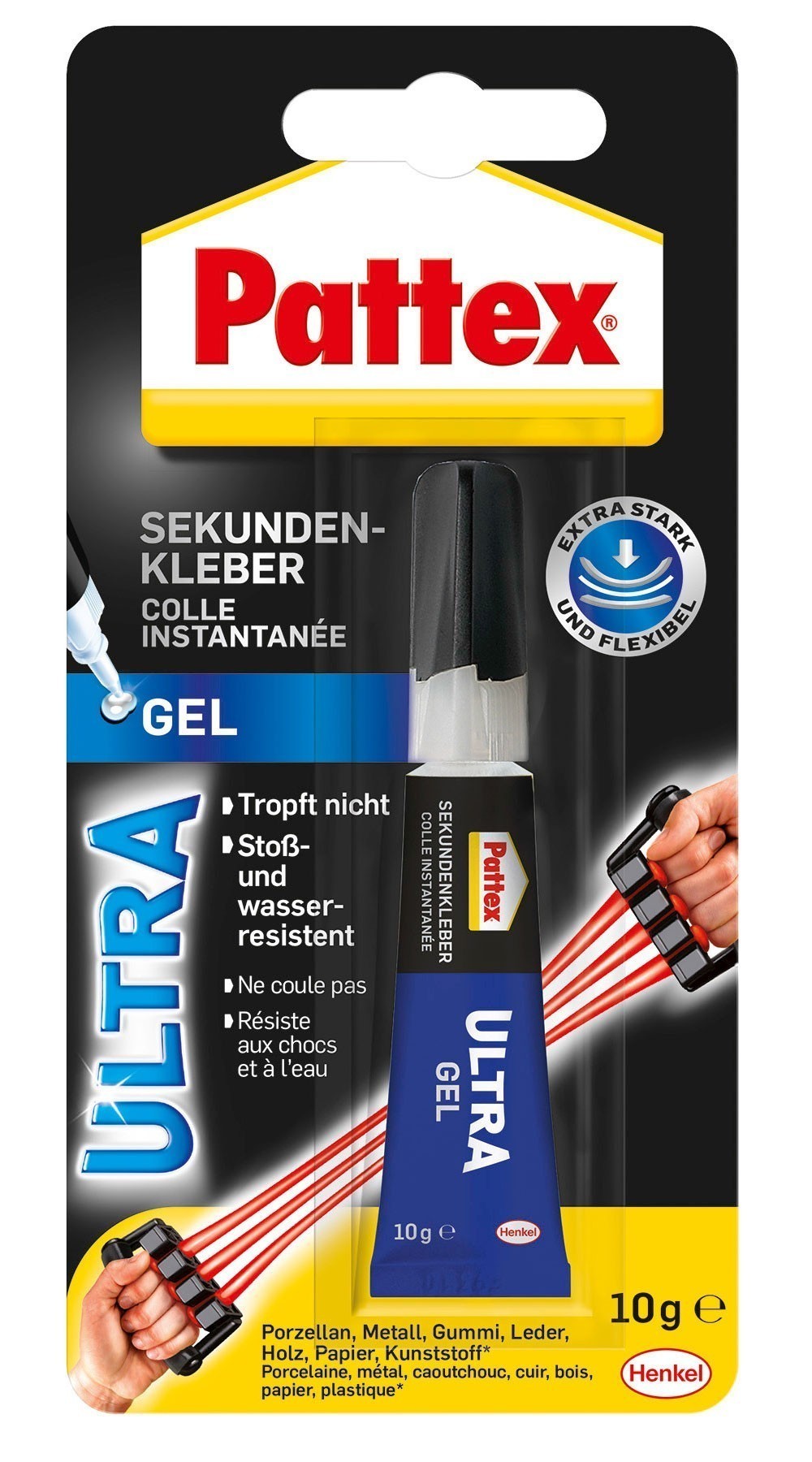 Pattex Sekundenkleber Alleskleber Ultra Gel 10g