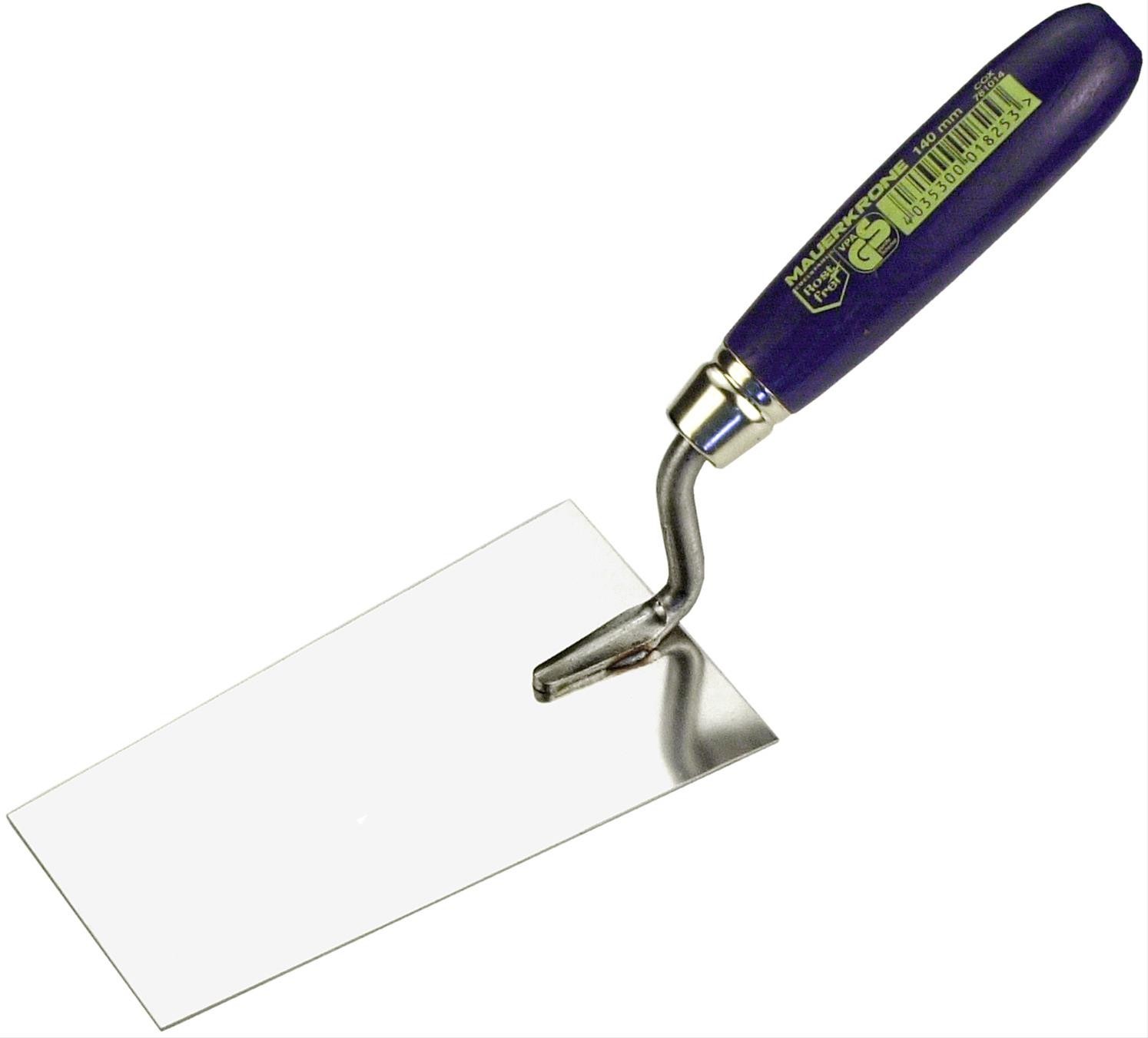 Eckige Kelle 140mm ger. Hals rf.