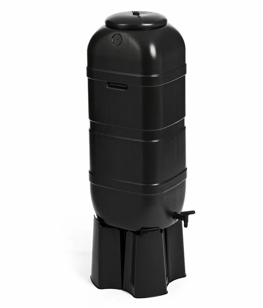 Regentonne Wassertonne Regenfass Wasserfass + Stand + Füller 1