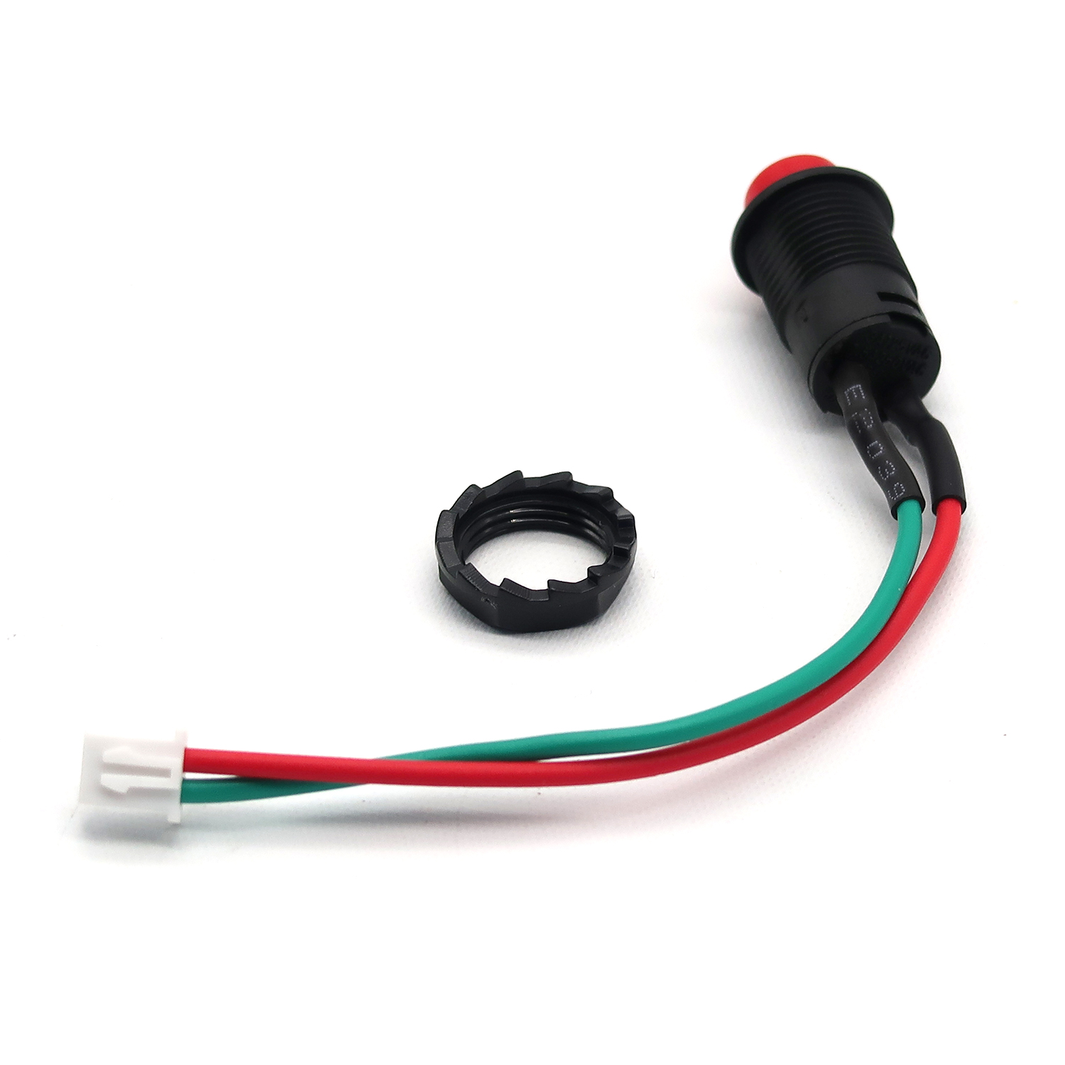 Rolektro Taster für Piezo Summer, Knopf für Hupe, Trike/Quad