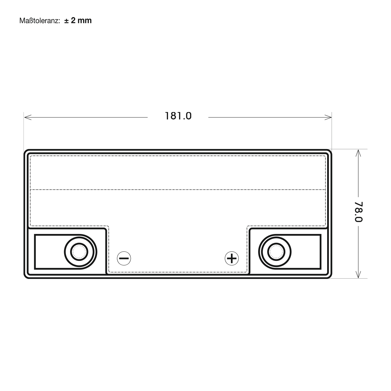 12Volt 22Ah Batterie für Seniorenmobile