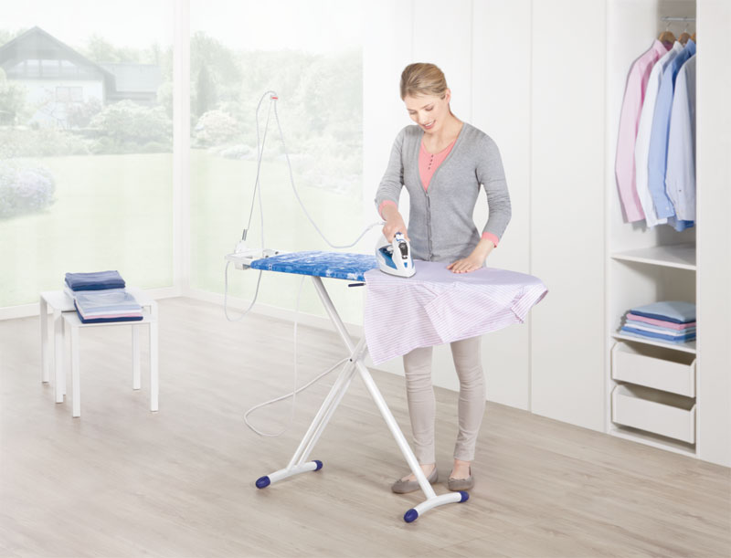 Leifheit Bügelbrett / Bügeltisch Airboard Compact M Plus 120 x 38 cm