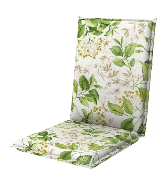 Doppler Auflage Midi ELEGANT Blattmuster 110x48x6cm D.2233