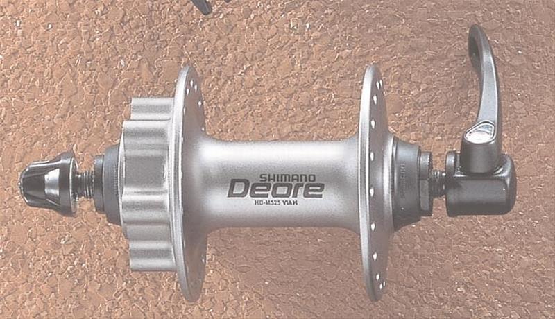 V-Radnabe Shimano Deore Scheibenbremse silber 32 Loch