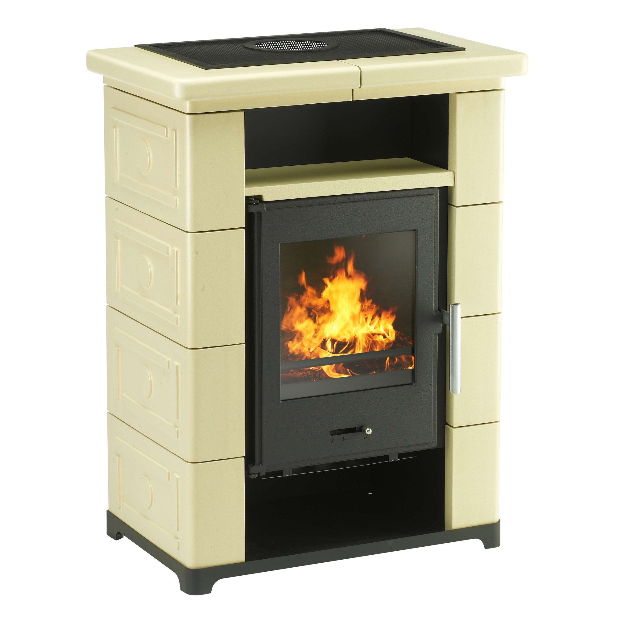 Wamsler Kaminofen Montafon Keramik creme 7 kW
