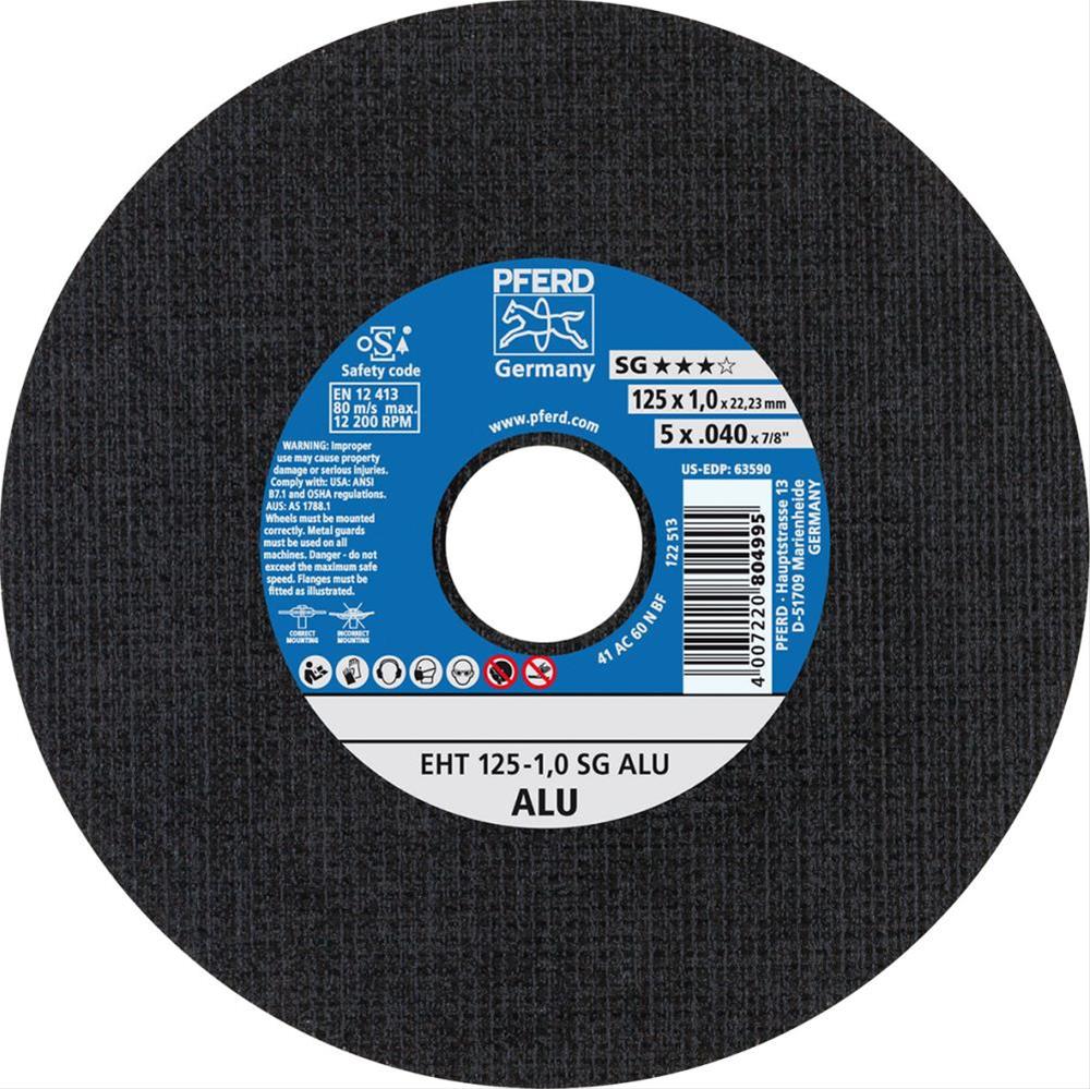 Trennscheibe A46NSG Alu 125x1,6mm ger. Pferd