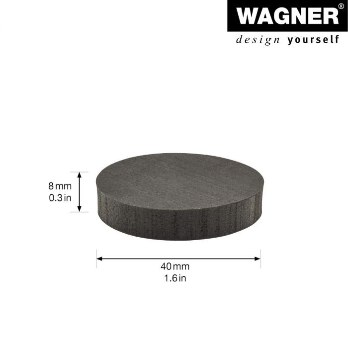 Topffüße 4er Set Kautschuk 40 mm