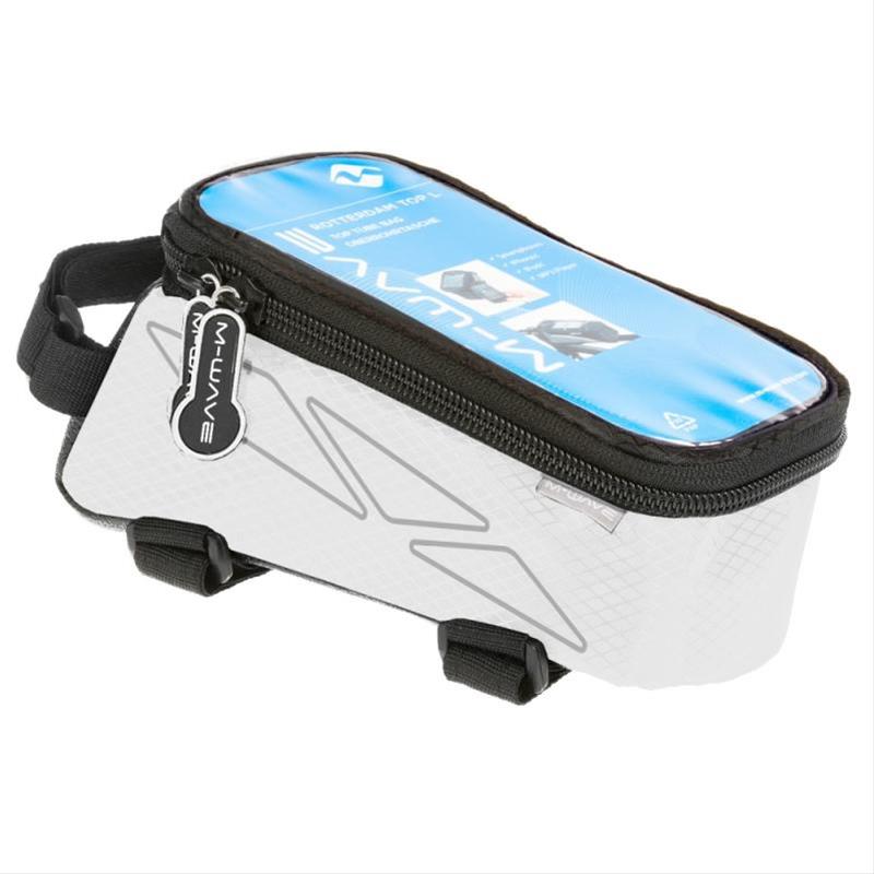 Oberrohrtasche 'M-Wave Rotterdam Top L' weiß