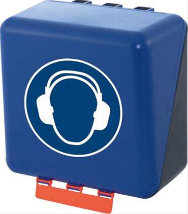 Aufb.Box SECU Midi Standard, f. Gehörschutz, blau