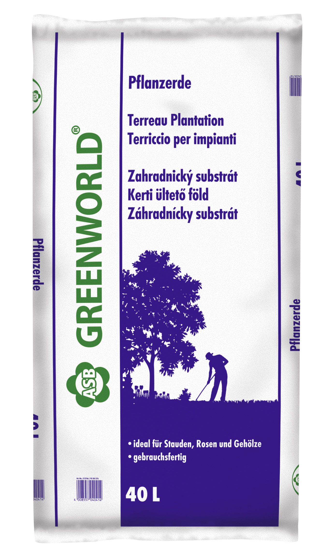ASB Greenworld Pflanzerde 40 L