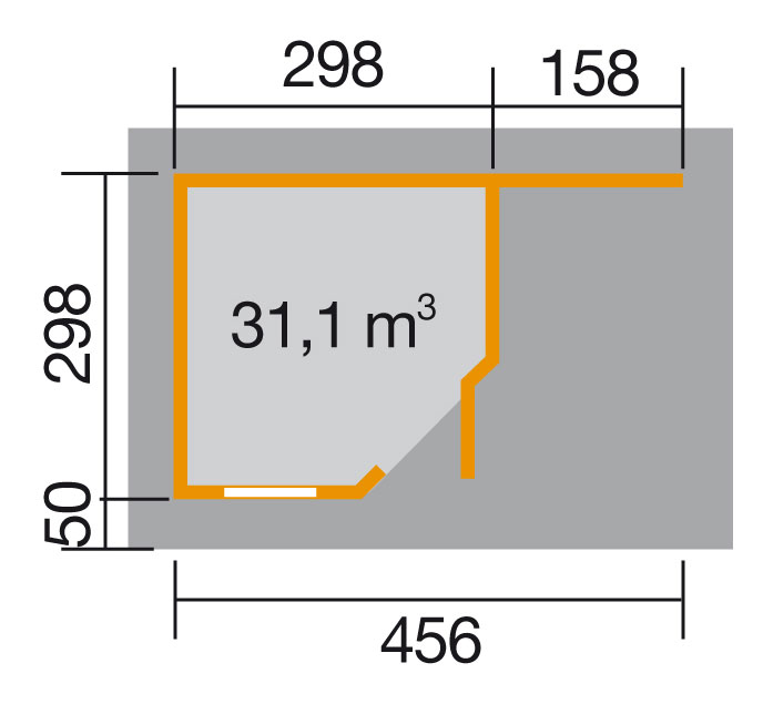 weka Komfort Designhaus 213 Plus A Gr.2 natur