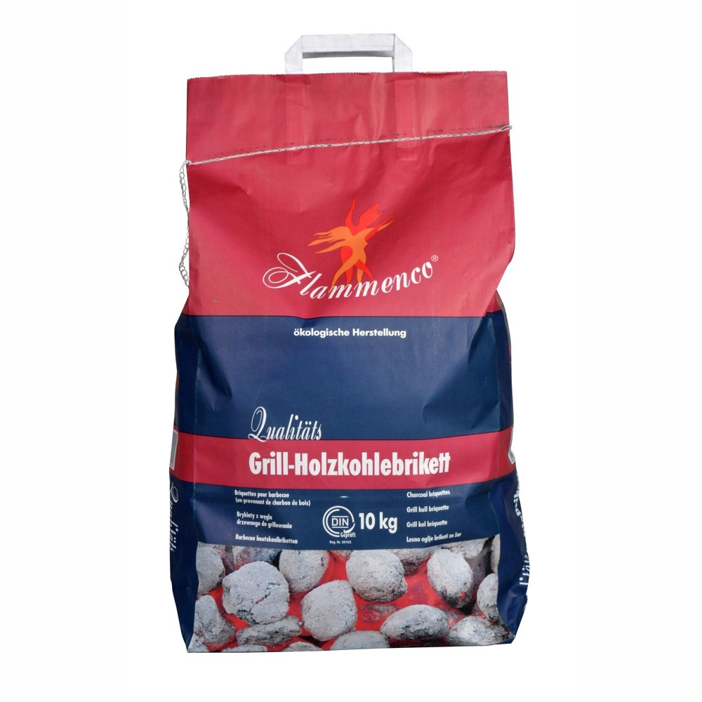 Grillholzkohlebriketts 10 KG FLAMMENCO