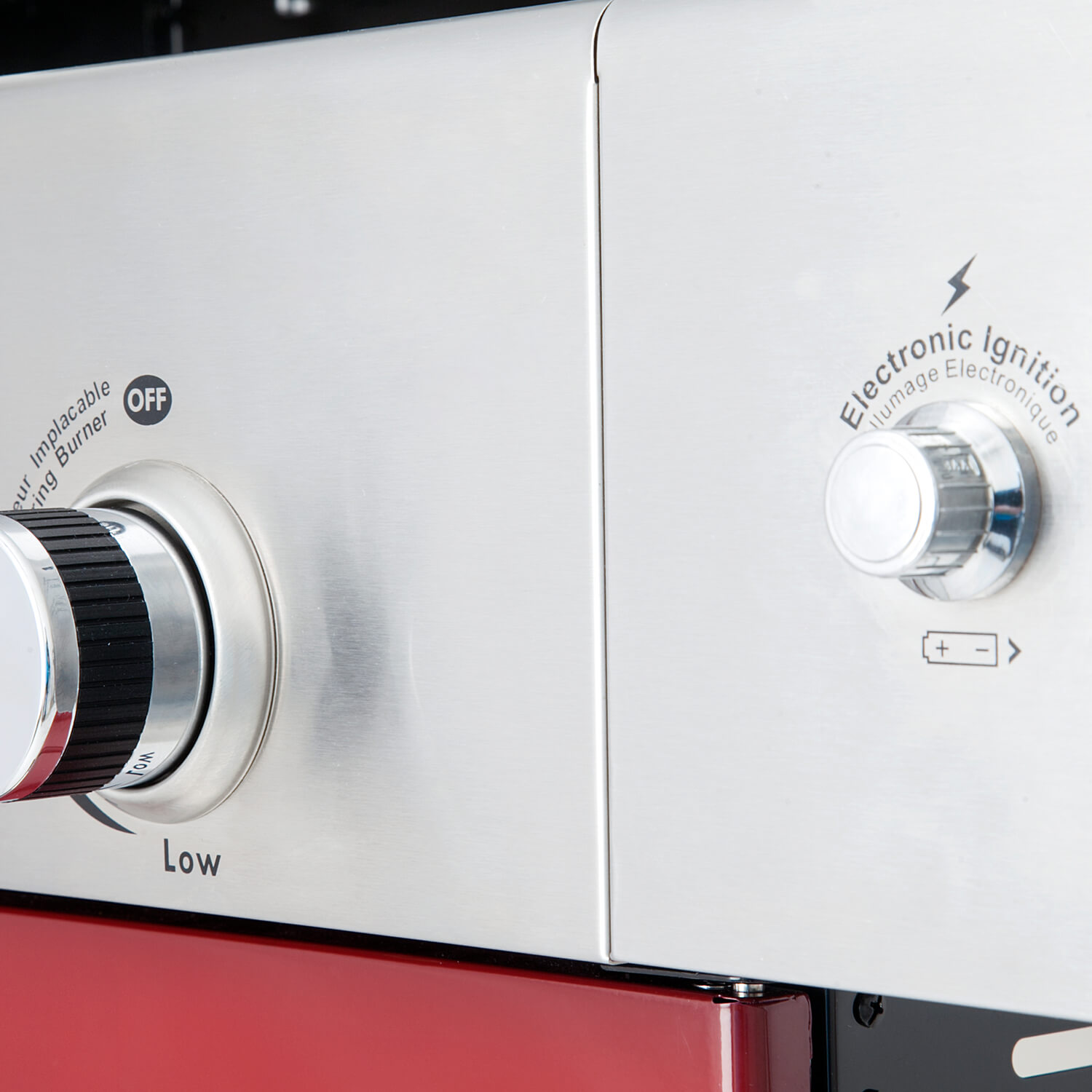 All'Grill® Gasgrill ELEGANCE bordeaux-rot 3-flammig