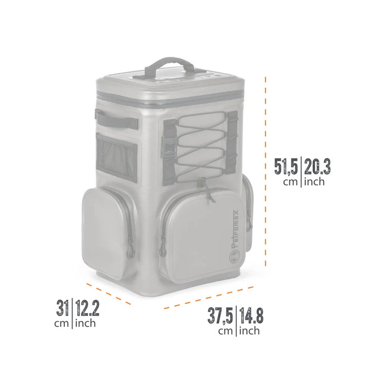 Petromax® Kühlrucksack grau 17 Liter