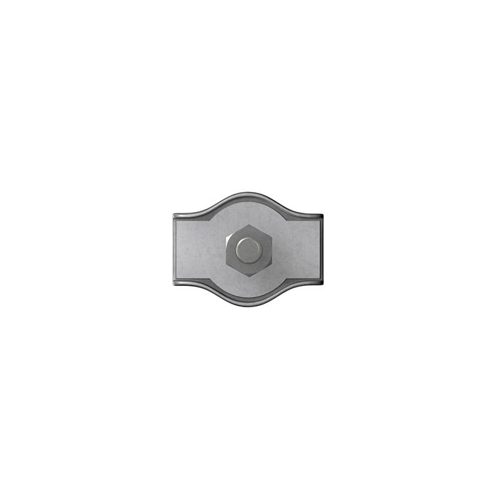 Simplex-Seilklemme für Seil 3 mm, verzinkt, SB-Box mit 2 Stück
