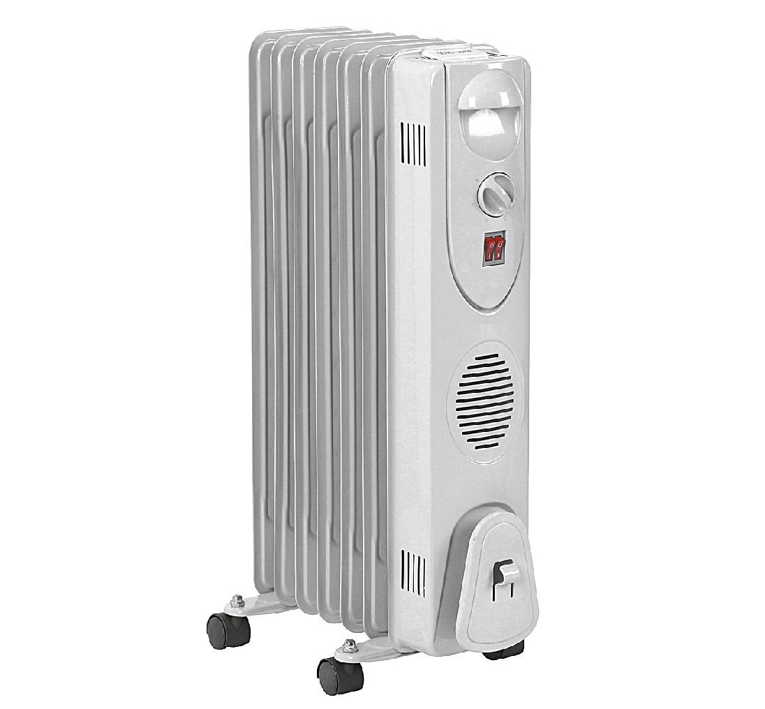 HELLER Radiator HRO 1507 1500 W hellgrau 7 Rippen