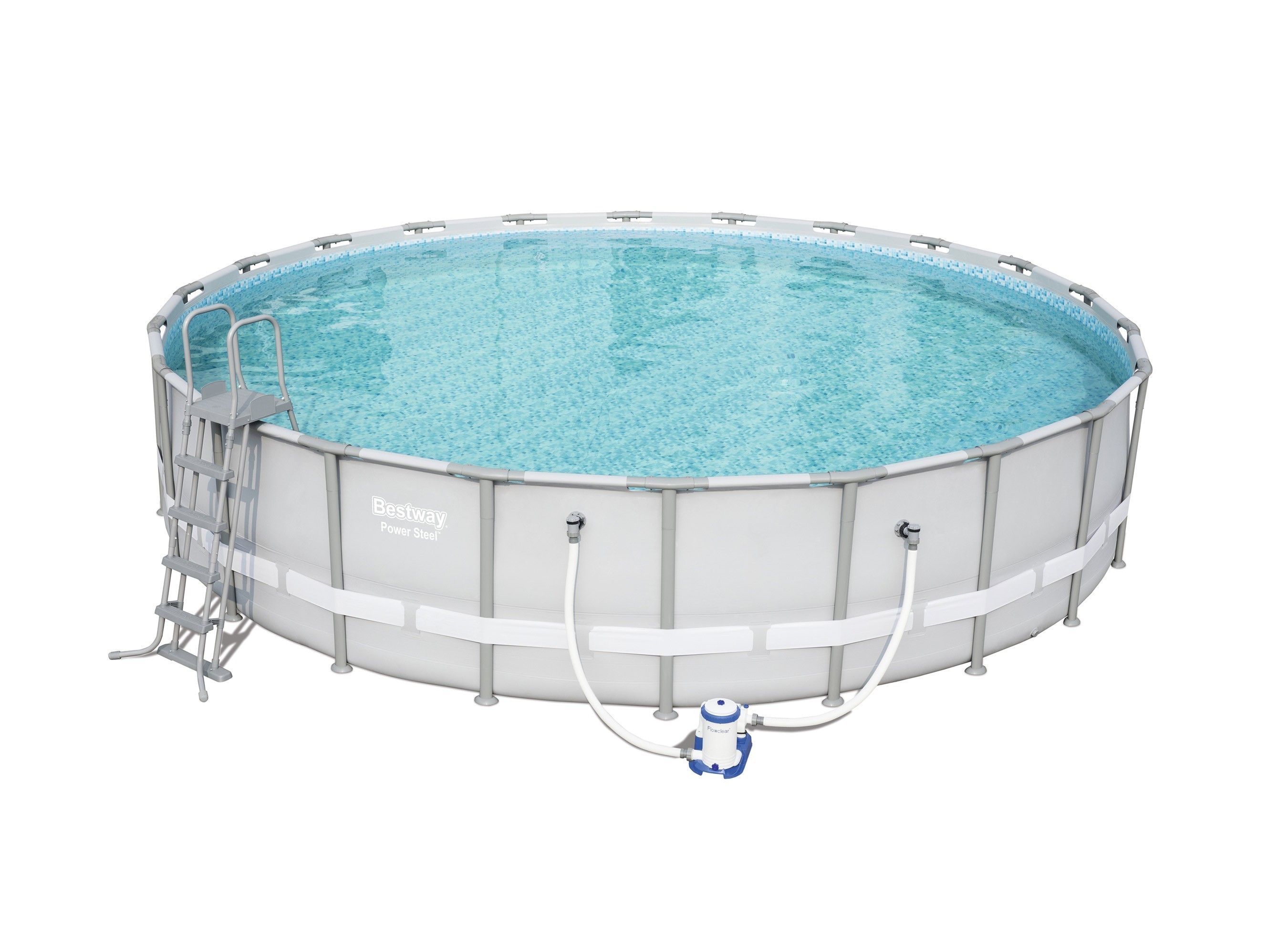 Pool / Frame Pool Bestway Power Steel Komplett-Set Ø 671x132cm