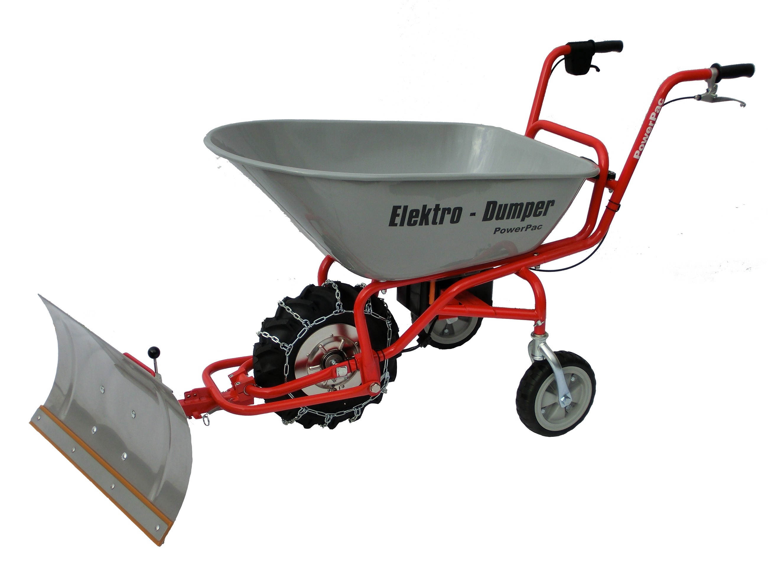 Powerpac Schneeschild / Schneeräumer für Elektro-Dumper ED120