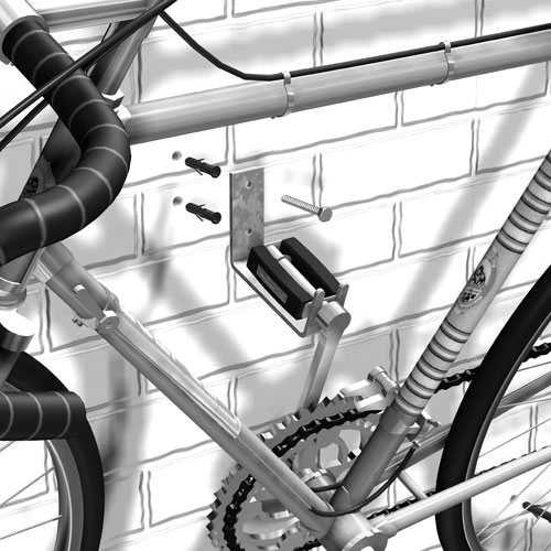 GAH Alberts Sportgerätehalter / Wandhalter für Fahrrad