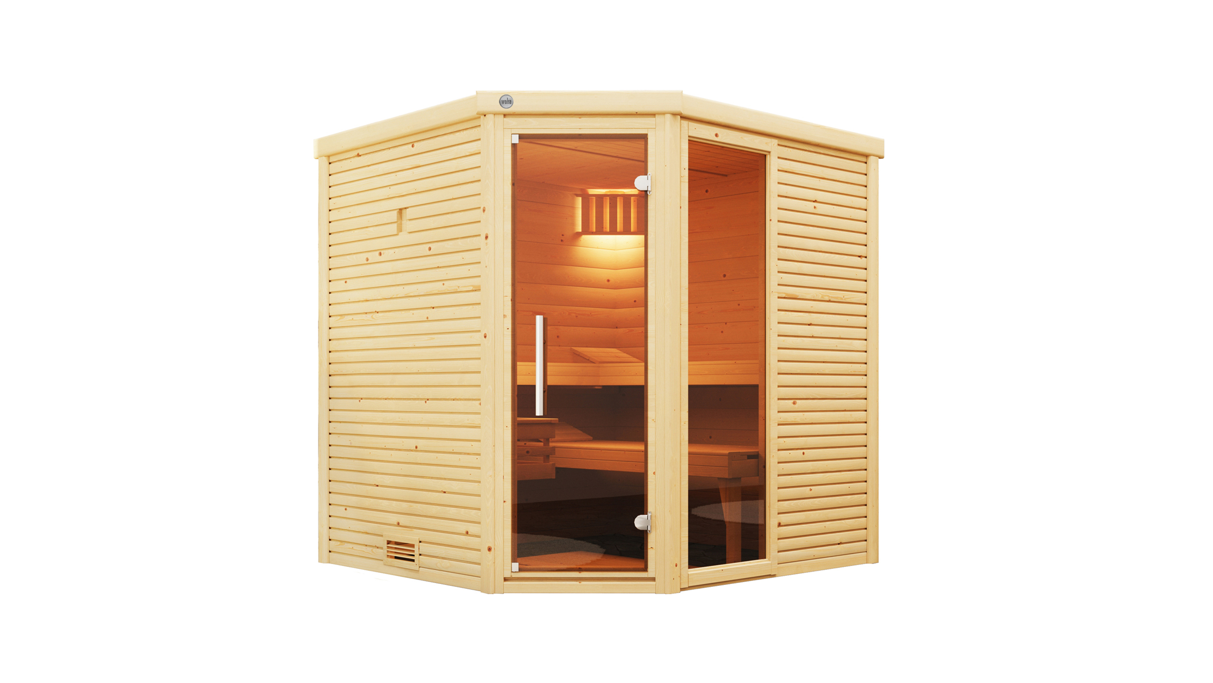 Weka Sauna CUBILIS ECK Gr.2  All-In