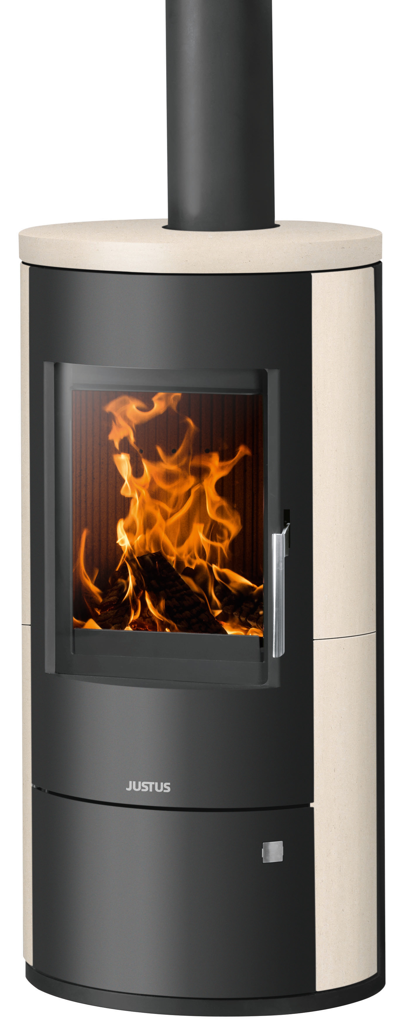 JUSTUS® Kaminofen Austin 5 II Kalkstein Cream 5kW