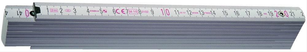 Holz-Gliedermaßstab GEO 2m x 16mm Stabila