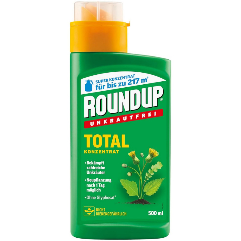 Roundup® Unkrautfrei Total Konzentrat 500 ml)