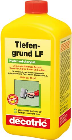 Tiefengrund 2,5 l, LF Hydrosol-Acrylat decotric