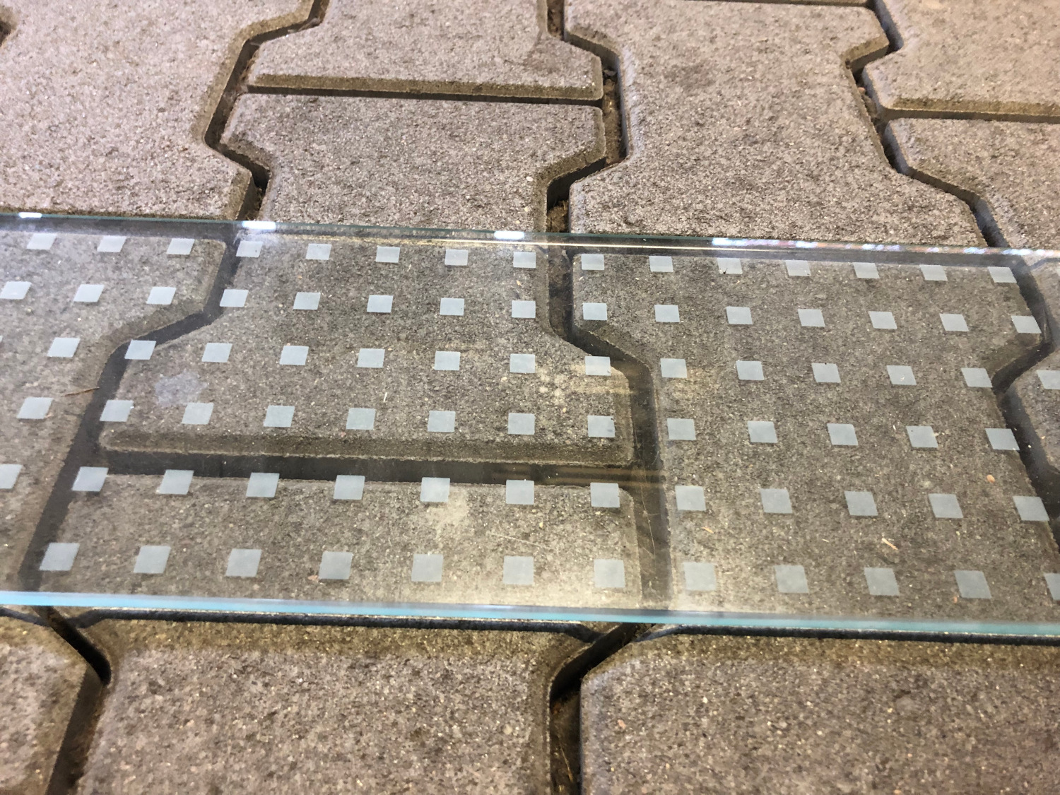 Brügmann Dekorprofil Glas THETA flach 180x15cm