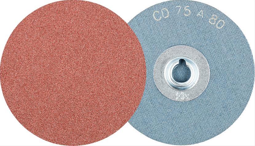 Schleifblatt COMBIDISC 25mm K 80 Korund Pferd