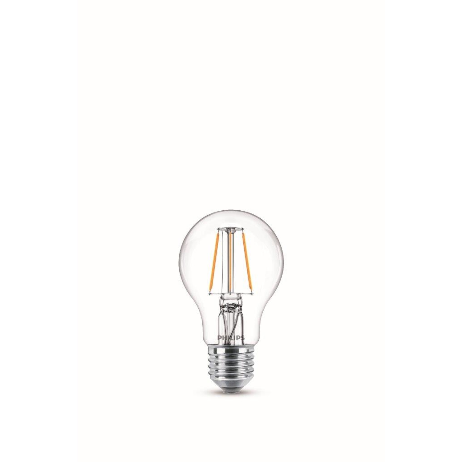 Philips LED Birne Classic 4,3W E27 warmweiss 470lm 2 Stück