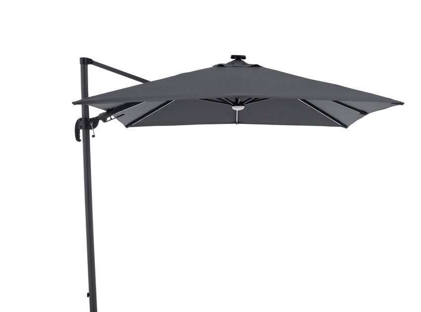 Derby Ampelschirm / Pendelschirm Ravenna AX 250x250cm LED anthrazit Derby Ampelschirm / Pendelschirm Ravenna AX 250x250cm LED anthrazit